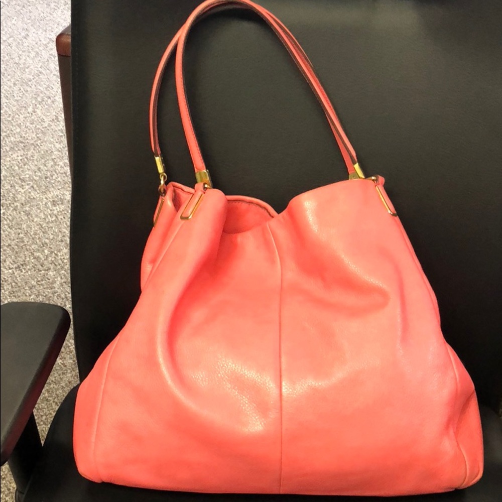Coach handbag with dust jacket